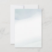 Cartons Réponse Eucalyptus Dusty Aquarelle Foliage Entrée Choix (Dos)