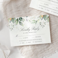 Eucalyptus Feuille Gold Options Mariage