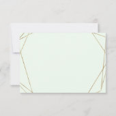 Cartons Réponse Eucalyptus Green Repas Options (Dos)