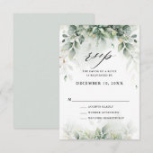 Cartons Réponse Eucalyptus Greenergetique gomme Botanique Rustique (Devant / Derrière)