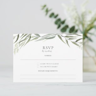 Cartons Réponse Eucalyptus Gum Feuille Mariage de verdure
