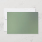 Cartons Réponse Eucalyptus vert Aquarelle (Dos)