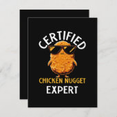 Cartons Réponse Expert certifié en nugget de poulet (Devant / Derrière)