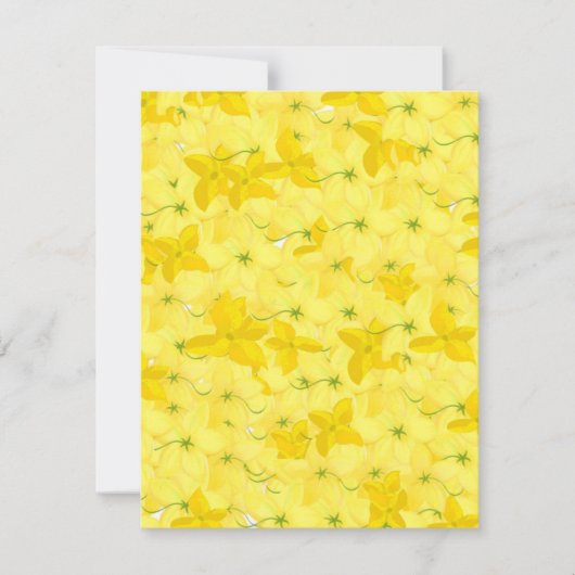 Cartons Réponse Explosion Florale Jaune Total (Devant)