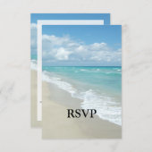 Cartons Réponse Extreme Relaxation Plage Vue Sable blanc (Devant / Derrière)
