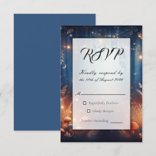 Cartons Réponse Fairy Lights et Moonlit Forest Magic Mariage