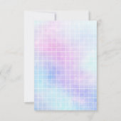 Cartons Réponse Fairy Tale Castle Mariage à thème (Dos)