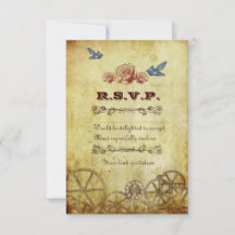 Faux Antique Gold Victorian Steampunk Mariage