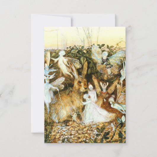 Cartons Réponse Fées et lapin (Devant)