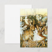 Cartons Réponse Fées et lapin (Devant / Derrière)