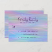 Cartons Réponse Fées légères fantaisistes | Holo Pastel Arc-en-cie (Devant / Derrière)