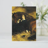 Cartons Réponse Femme et Cheval (Debout devant)