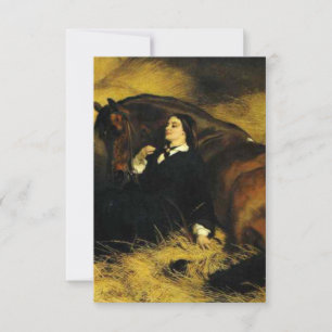 Cartons Réponse Femme et Cheval