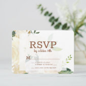 Cartons Réponse Ferme Pays Rustique Fraîche Aquarelle Florale (Debout devant)