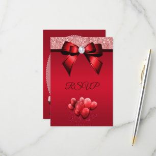 Cartons Réponse Fête d'anniversaire Élégance Romantique