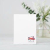 Cartons Réponse Fête d'anniversaire minimaliste moderne (Debout devant)