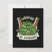 Cartons Réponse Fête de la Saint-Patrick (Devant)