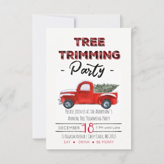 Cartons Réponse Fête de Noël vintage Russe Plaid (Devant)