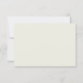 Cartons Réponse Feuillage de verdure rustique élégant de mariage (Dos)