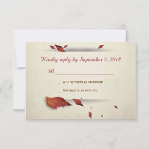 Cartons Réponse Feuille de chute