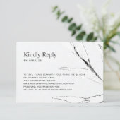 Cartons Réponse Feuille graphique noir et blanc Code QR en ligne m (Debout devant)