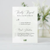 Cartons Réponse Feuilles d'Eucalyptus (Debout devant)