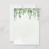 Cartons Réponse Feuilles d'Eucalyptus (Dos)