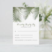 Cartons Réponse Feuilles Palm (Debout devant)