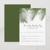 Cartons Réponse Feuilles Palm (Devant / Derrière)