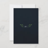 Cartons Réponse Feuilles vert foncé et vert clair Verdure rustique (Dos)