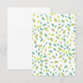 Cartons Réponse Feuilles (Vertes) (Devant / Derrière)