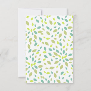 Cartons Réponse Feuilles (Vertes)