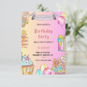 Cartons Réponse Fiesta d'anniversaire (Debout devant)
