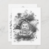 Cartons Réponse Figure à capuchon foncé dans les ombres de lot d'e (Devant / Derrière)