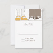 Cartons Réponse Fille Chaussures et Baskets Mariage illustré (Devant)