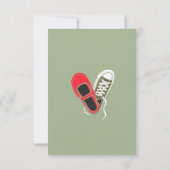 Cartons Réponse Fille Chaussures et Baskets Mariage illustré (Camo (Dos)