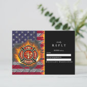 Cartons Réponse Firefighter Graduation Party (Debout devant)