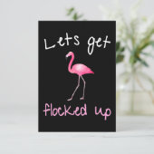 Cartons Réponse Flamingo | Flamingo (Debout devant)