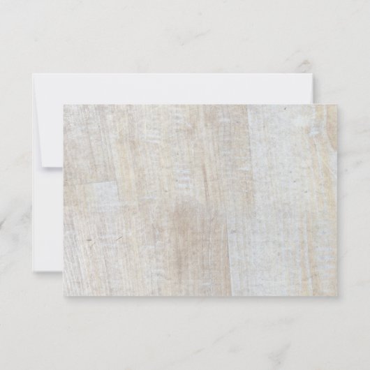 Cartons Réponse Flèches rustiques Mariage de coeur rouge (Dos)