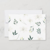 Cartons Réponse Fleur blanche (Dos)