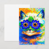Cartons Réponse Fleur de chat (Devant / Derrière)