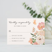 Cartons Réponse Fleur de pêche (Debout devant)