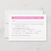 Cartons Réponse Fleur d'eau aquarelle fleurs sauvages floraison ro (Dos)