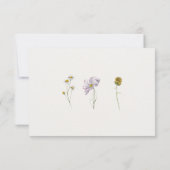 Cartons Réponse Fleur florale esthétique (Dos)