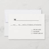 Cartons Réponse Fleur sauvage Poppy Botanical Dark Mariage (Dos)