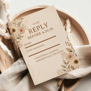 Cartons Réponse Fleural Neutre Doux