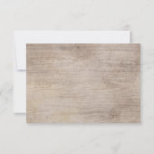 Cartons Réponse Fleurs de Bourgogne élégantes avec options de repa (Dos)