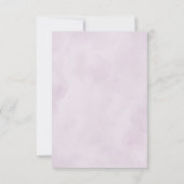 Cartons Réponse Fleurs de mariage géométriques aux nuances de pour (Dos)