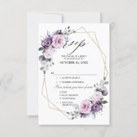 Fleurs de nuances de pourpre poussiéreux Mariage g