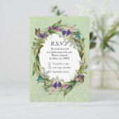 Cartons Réponse Fleurs de printemps écologiques sauvages (Debout devant)